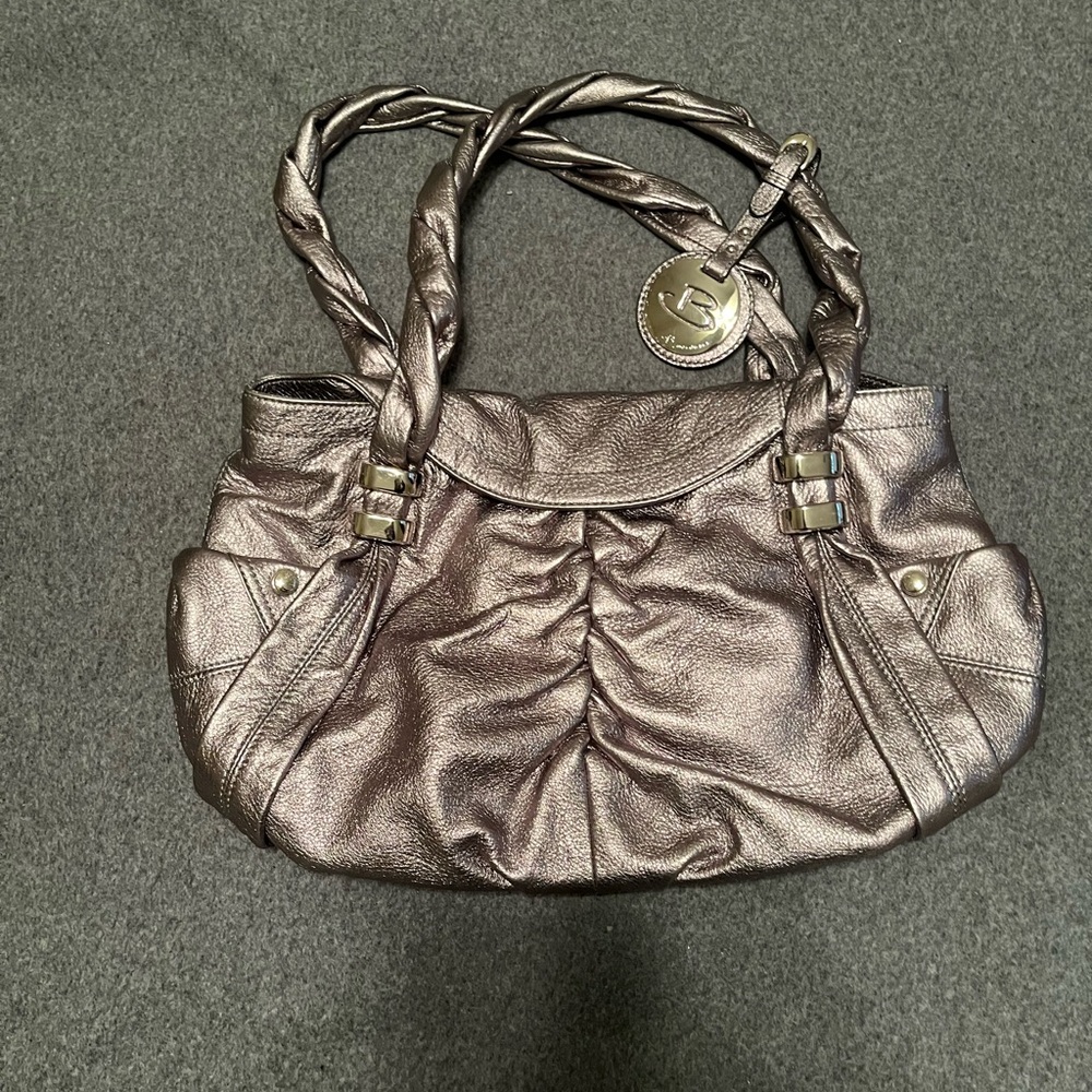 B. Makowsky Metallic Shoulder Bag